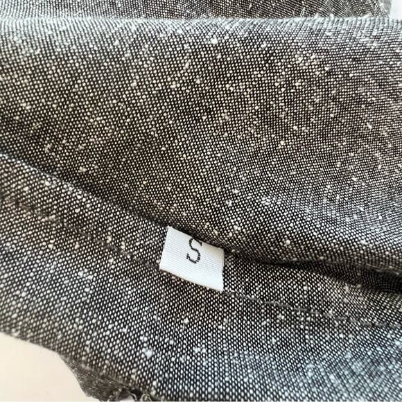 Chelsea Mak Admiralty Jumpsuit Gray Tie-Front Utility Sz S - Picture 6 of 7